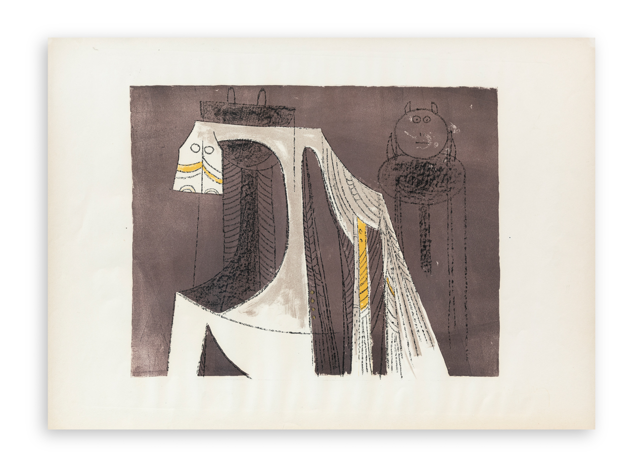 WIFREDO LAM (1902-1982) - L'Île de Pao-Pao, 1960