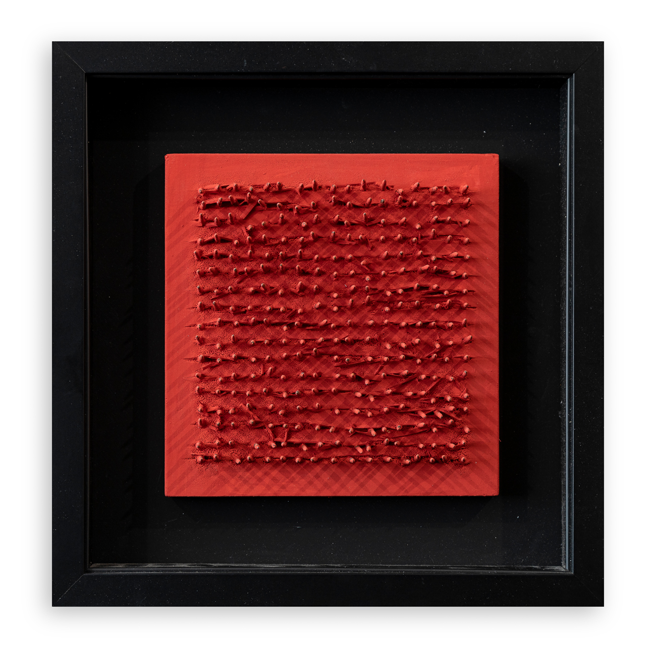 BERNARD AUBERTIN (1934-2015) - Tableau Clous, 1970
