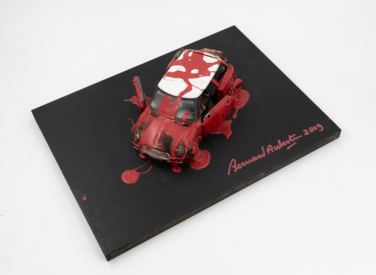 BERNARD AUBERTIN (1934-2015) - Voiture brulée, 2009