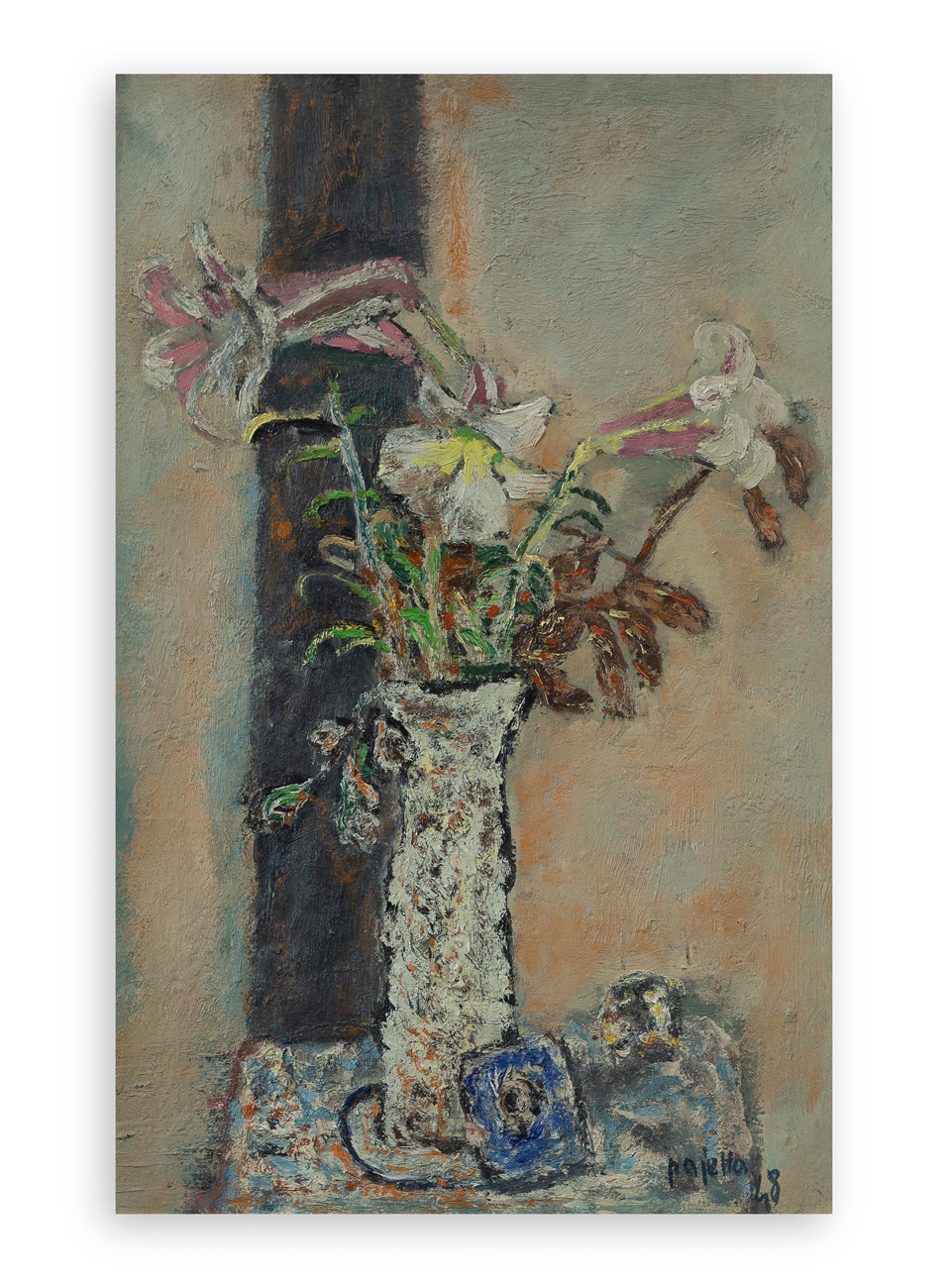 GUIDO PAJETTA (1898-1987) - Vaso di fiori con fotografia, 1948