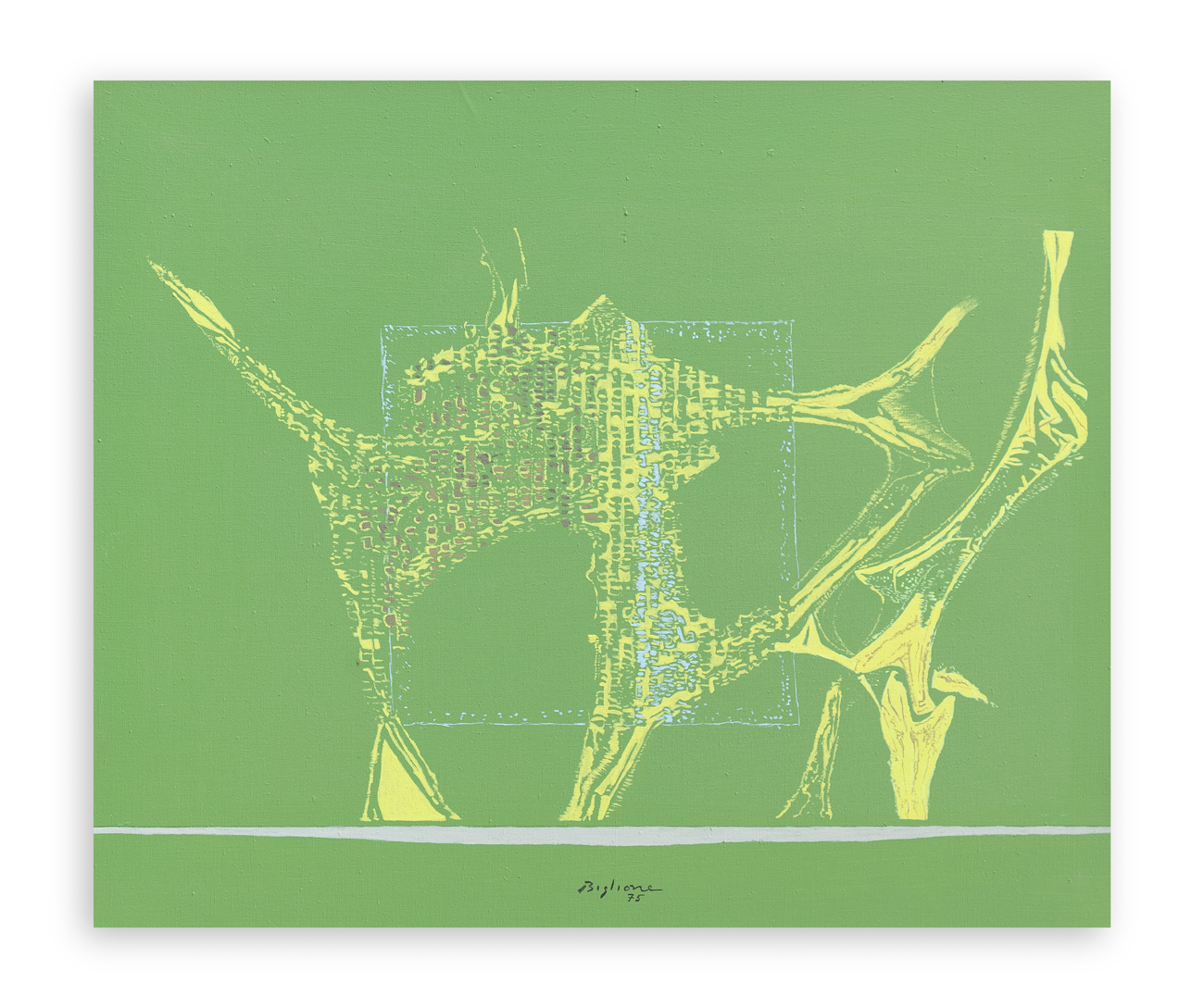 ANNIBALE BIGLIONE (1923-1981) - Senza Titolo, 1975