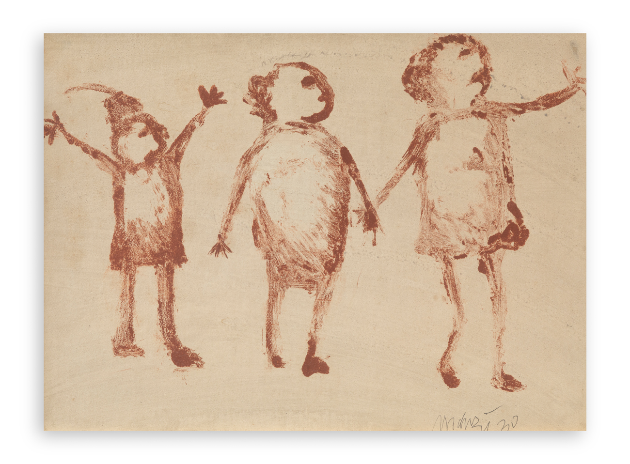 GIACOMO MANZÙ (1908-1991) - Bambini che salutano, 1930