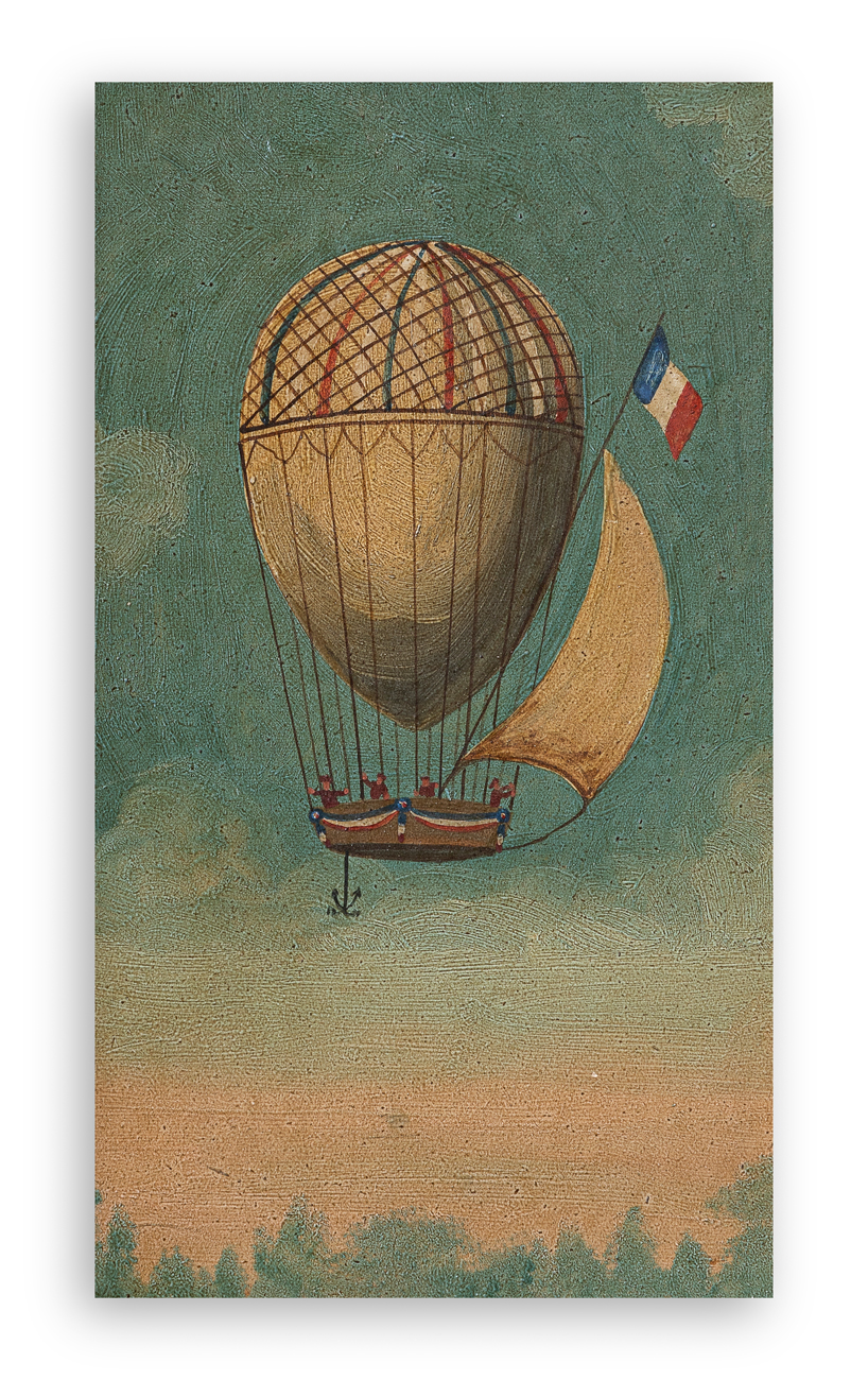 HECTOR TROTIN (1894-1966) - Ballon des Aerostieurs Militaires 1794
