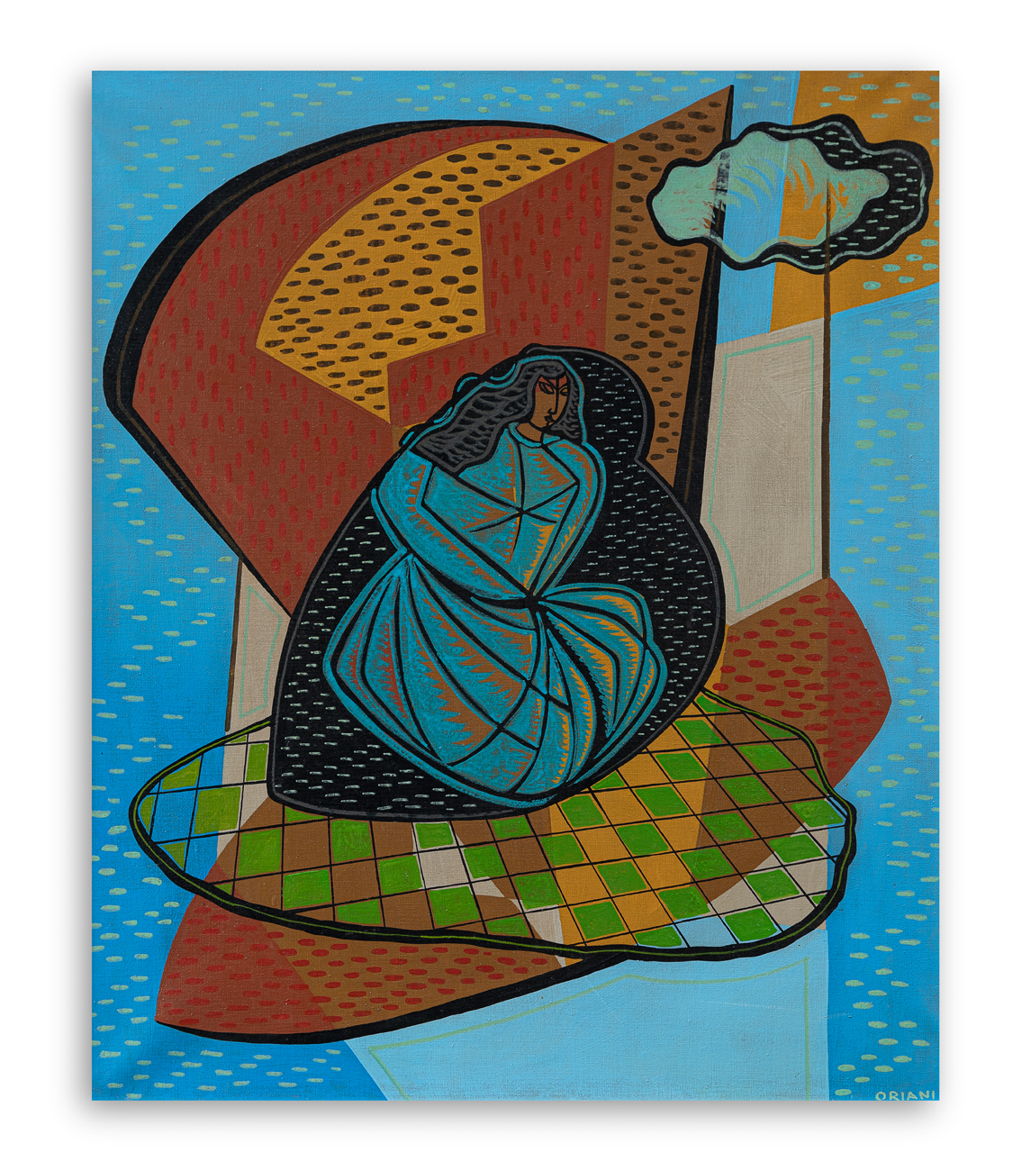 PIPPO ORIANI (1909-1972) - Attesa, 1965