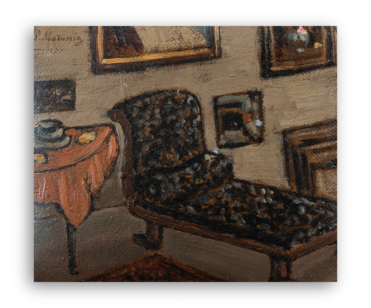 PIERO MARUSSIG (1879-1937) - Nello studio (Interno dello studio di Trieste)