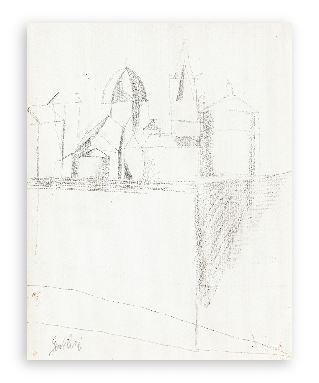 FRANCO GENTILINI (1909-1981) - Senza Titolo