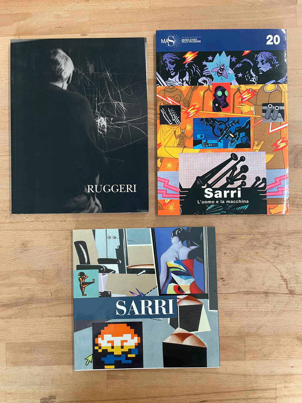SERGIO SARRI E PIERO RUGGERI - Lotto unico di 3 cataloghi