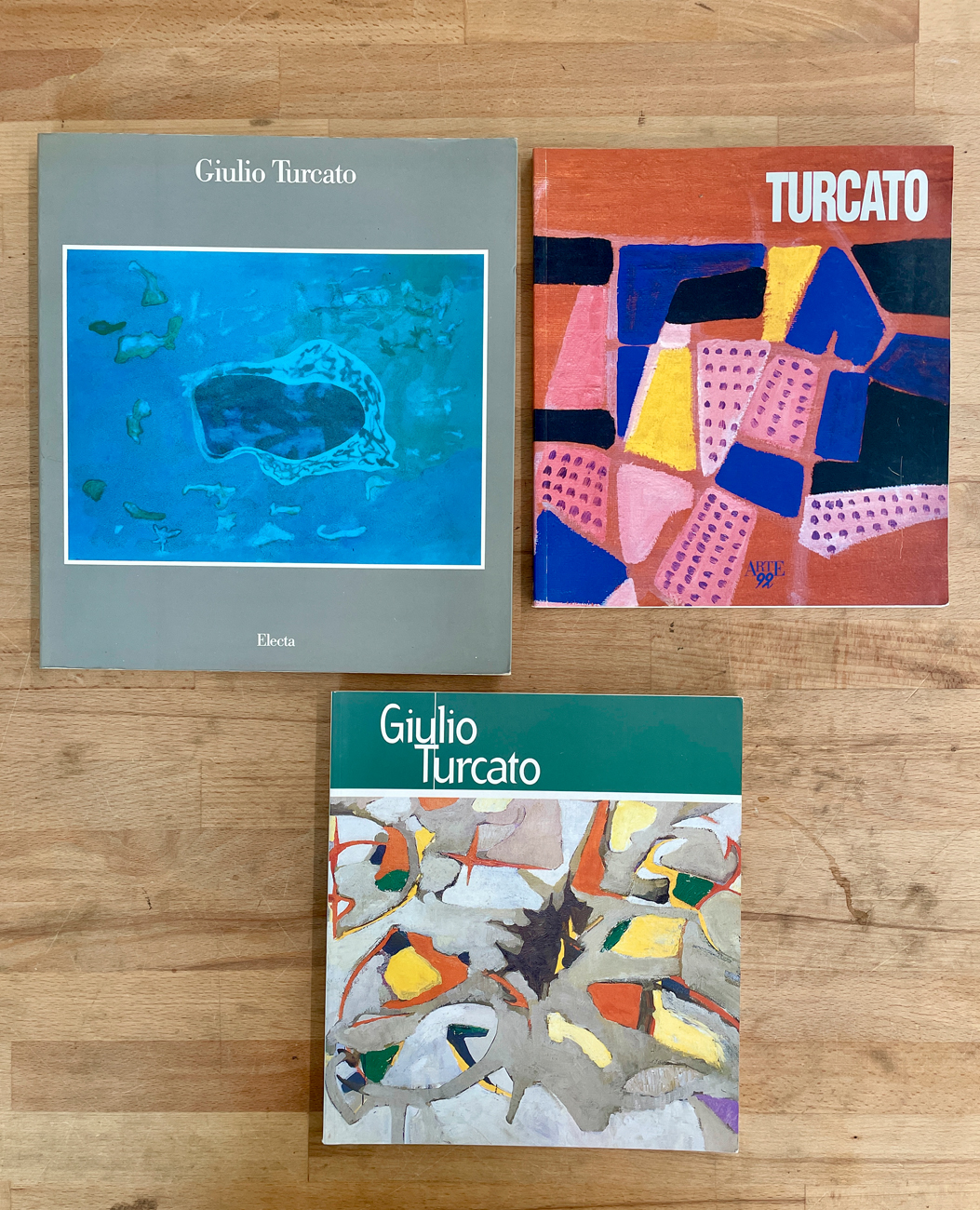 GIULIO TURCATO - Lotto unico di 3 cataloghi