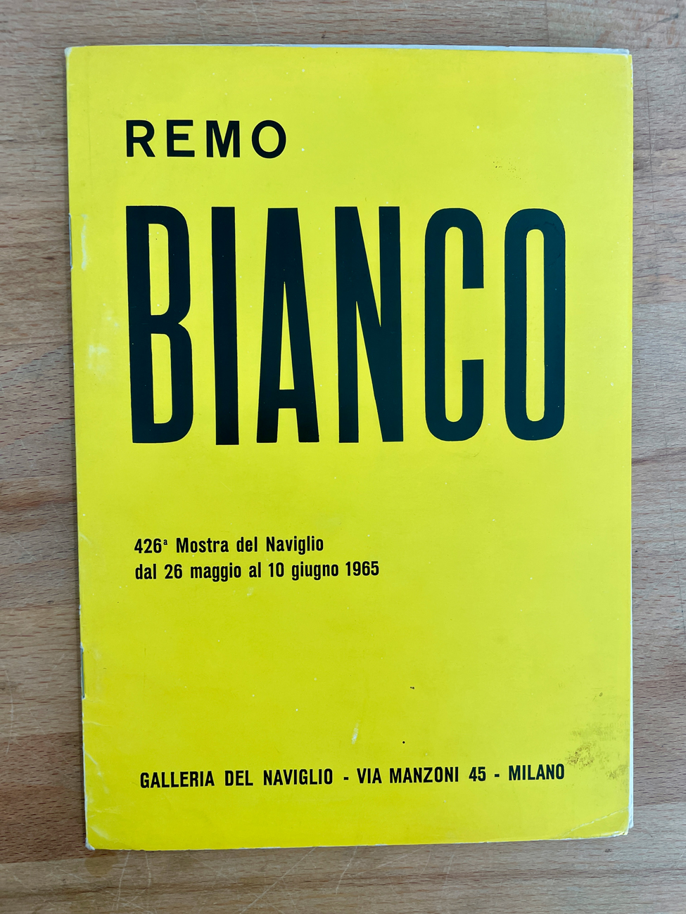 EDIZIONE D'ARTE (REMO BIANCO) - Remo Bianco, 1965