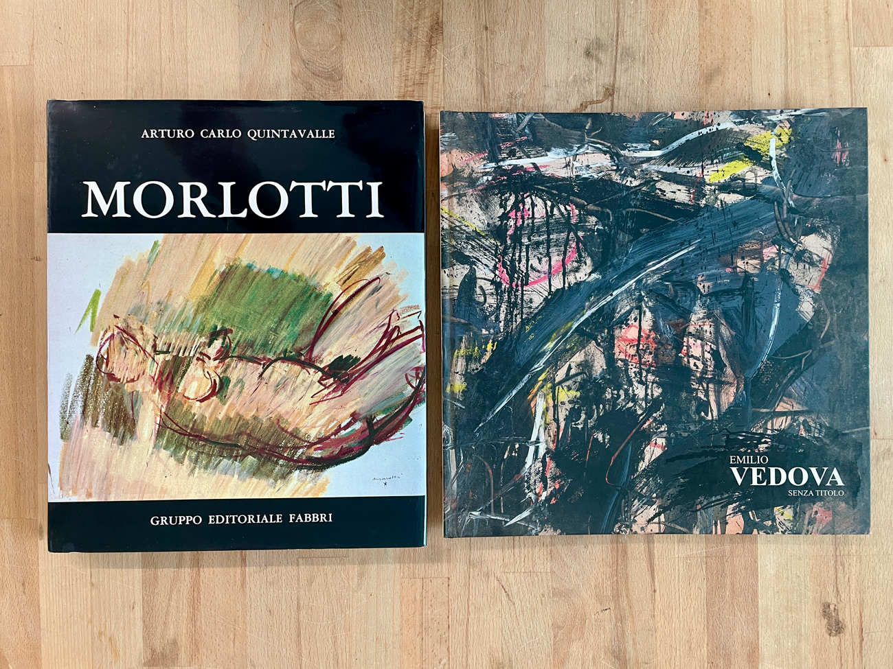 EMILIO VEDOVA E ENNIO MORLOTTI - Lotto unico di 2 cataloghi