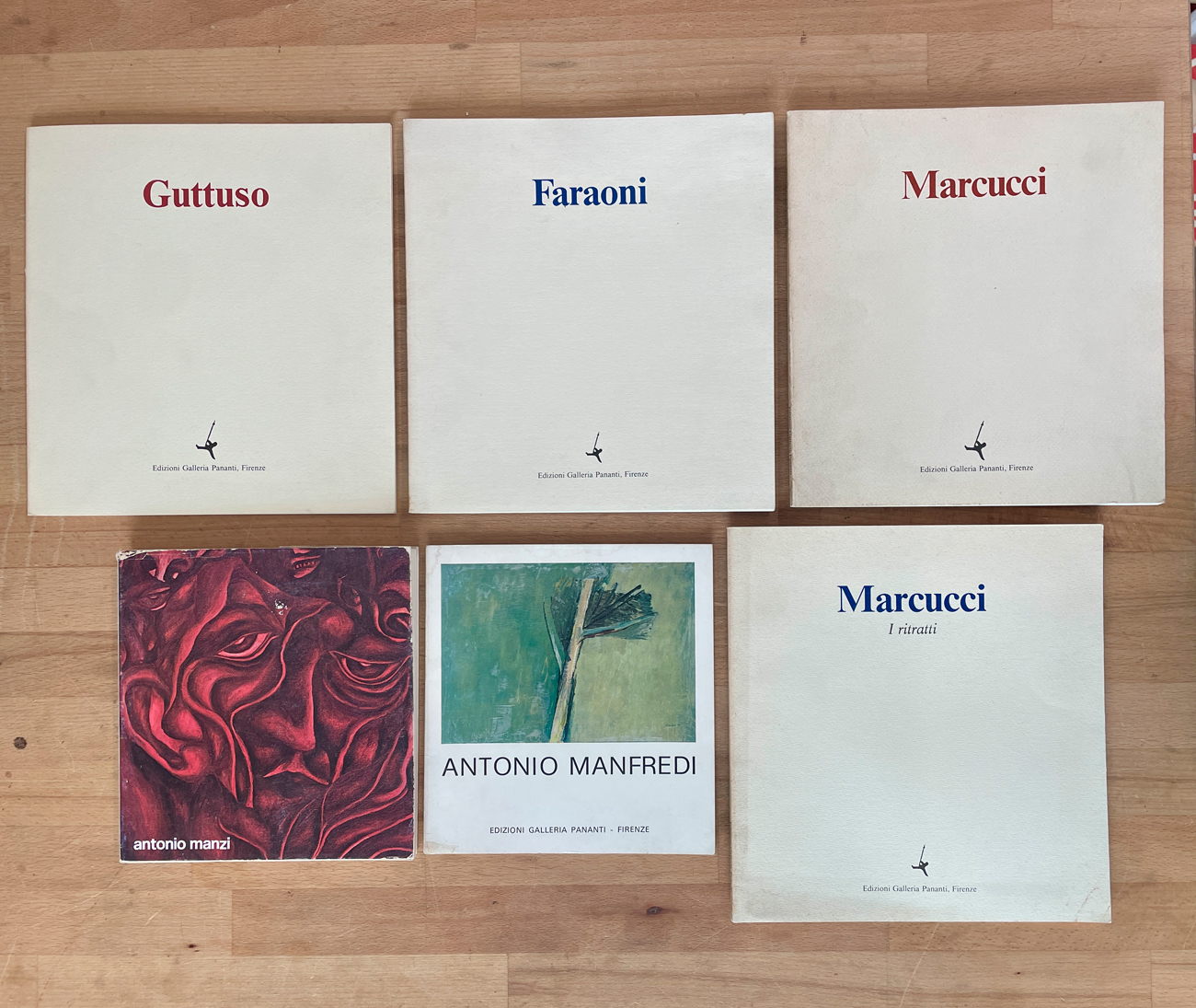 EDIZIONI GALLERIA PANANTI, FIRENZE - Lotto unico di 6 cataloghi