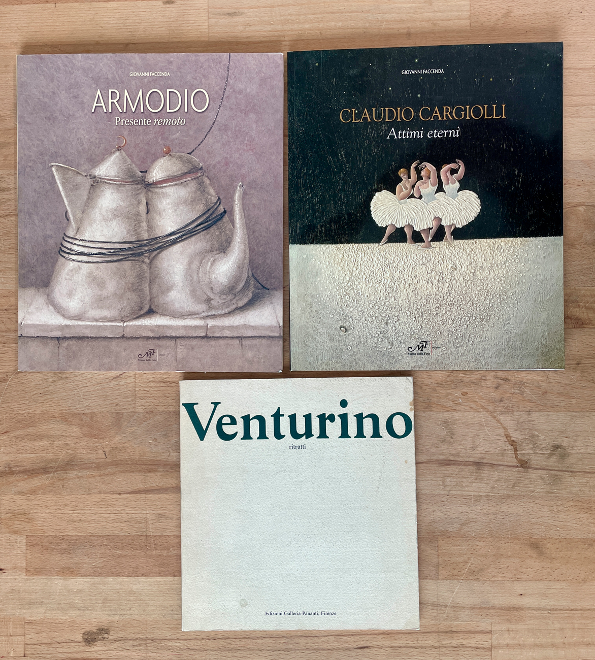 ARMODIO, VENTURINO VENTURI E CLAUDIO CARGIOLLI - Lotto unico di 3 cataloghi