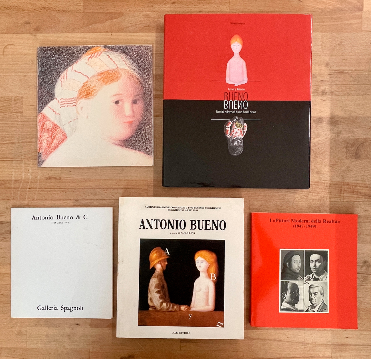 ANTONIO E XAVIER BUENO - Lotto unico di 5 cataloghi