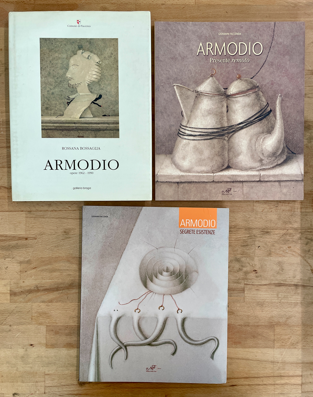 ARMODIO - Lotto unico di 3 cataloghi