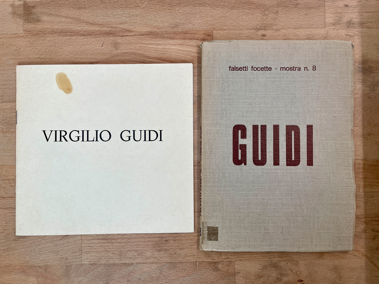 CATALOGHI CON DISEGNO (VIRGILIO GUIDI) - Virgilio Guidi, 1973