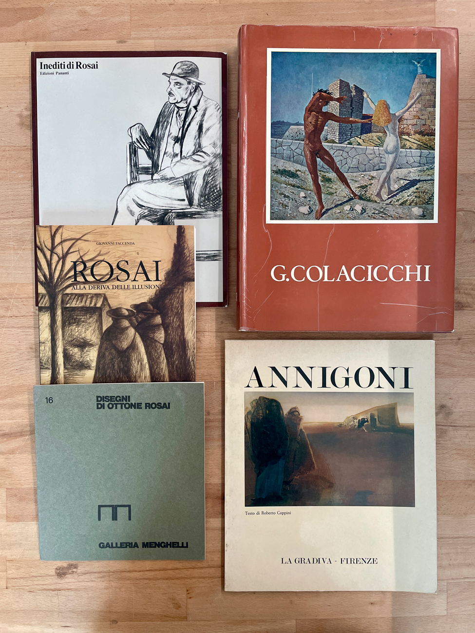 OTTONE ROSAI, PIETRO ANNIGONI E GIOVANNI COLACICCHI - Lotto unico di 5 cataloghiLotto unico di 5 cataloghi