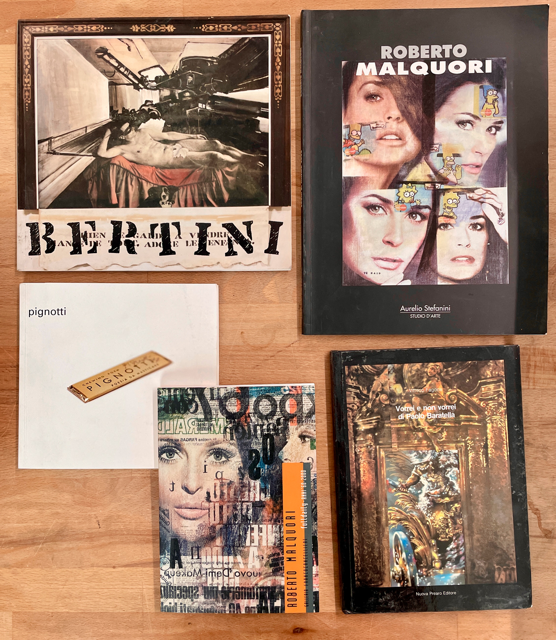 ARTE CONTEMPORANEA ITALIANA - Lotto unico di 5 cataloghi