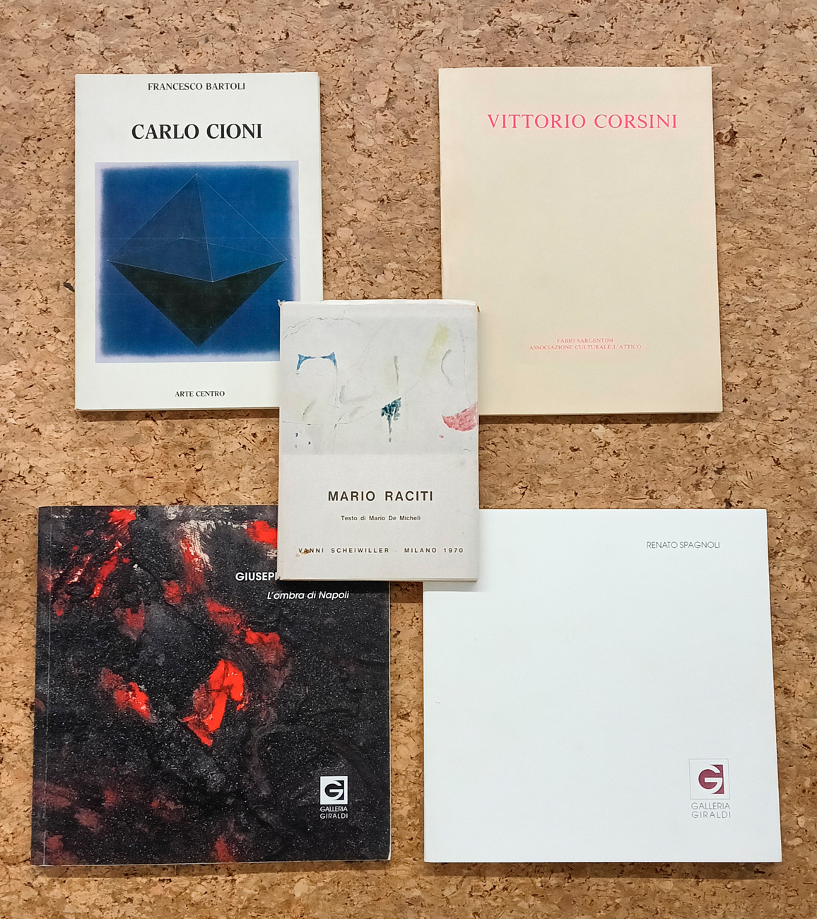 ARTE CONTEMPORANEA ITALIANA - Lotto unico di 5 cataloghi