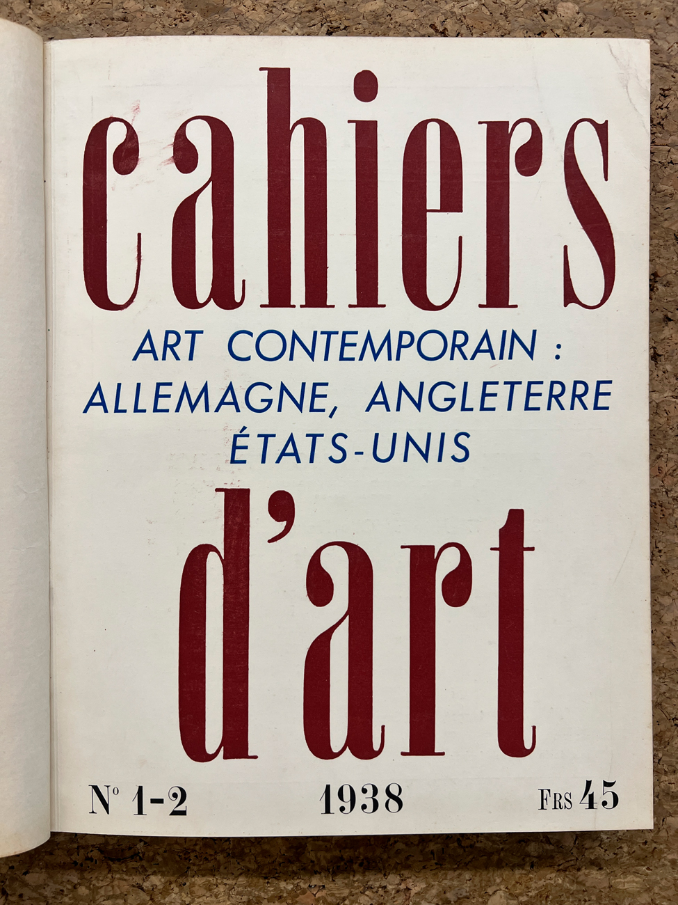 CAHIERS D'ART - REVUE DE L'AVANT-GARDE ARTISTIQUE - Annata completa, 1951