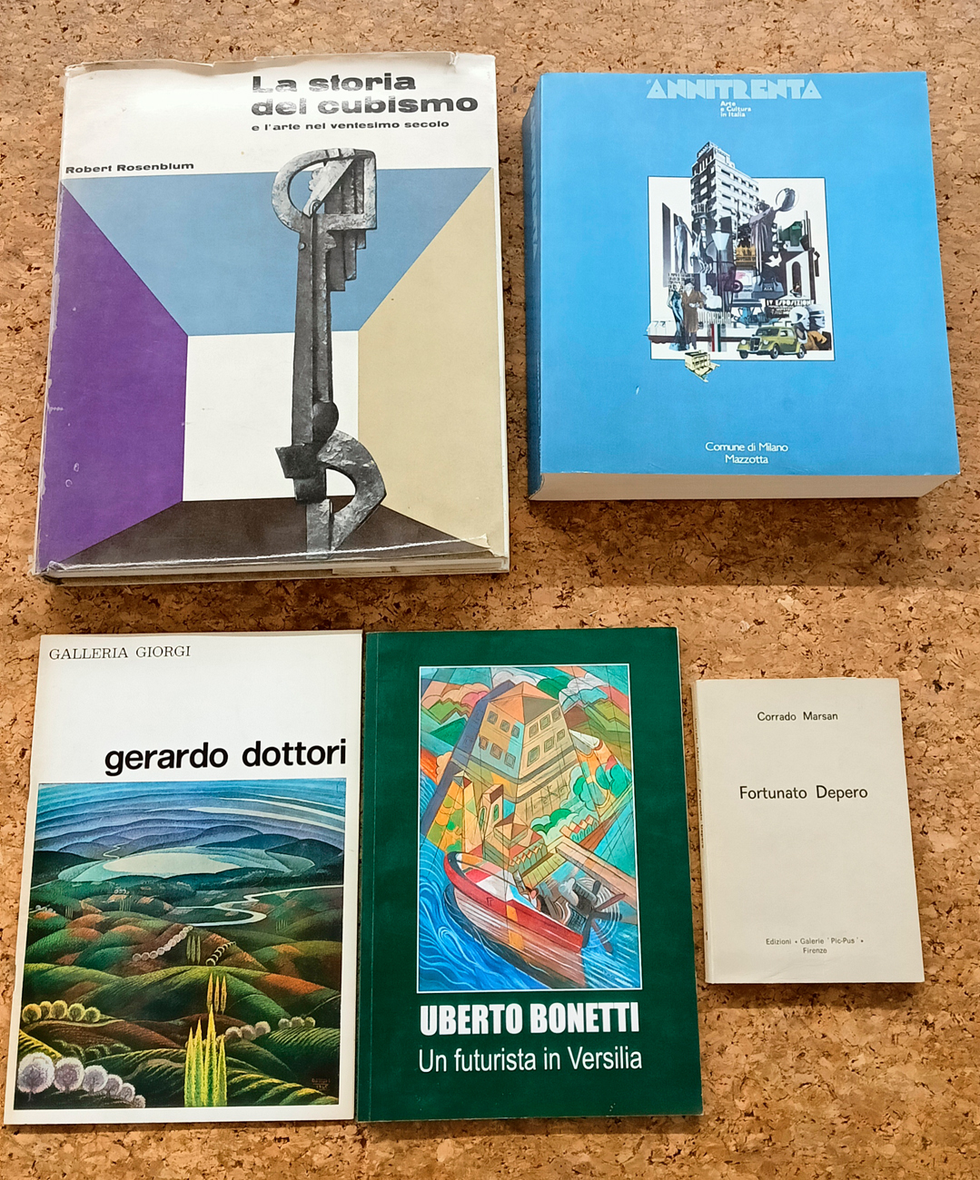 FUTURISMO E CUBISMO - Lotto unico di 5 cataloghi