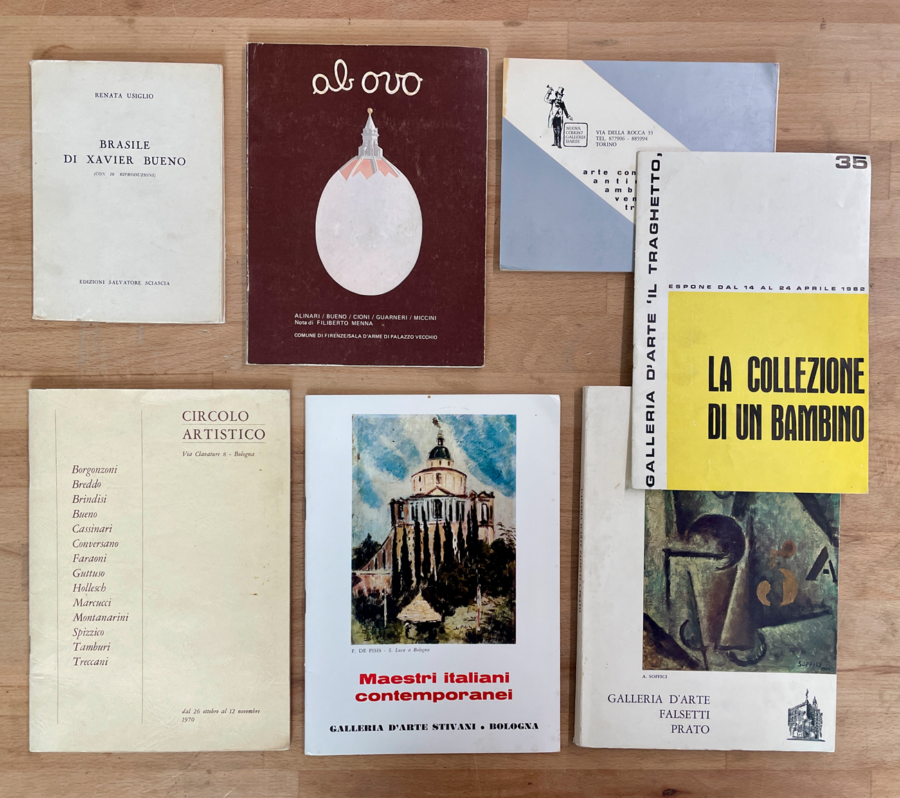 ANTONIO E XAVIER BUENO - Lotto unico di 7 cataloghi
