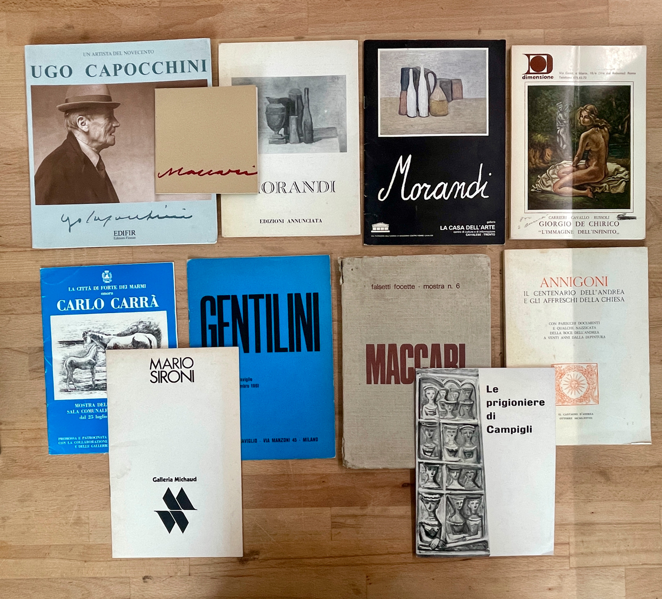 ARTE ITALIANA DEL NOVECENTO - Lotto unico di 11 cataloghi