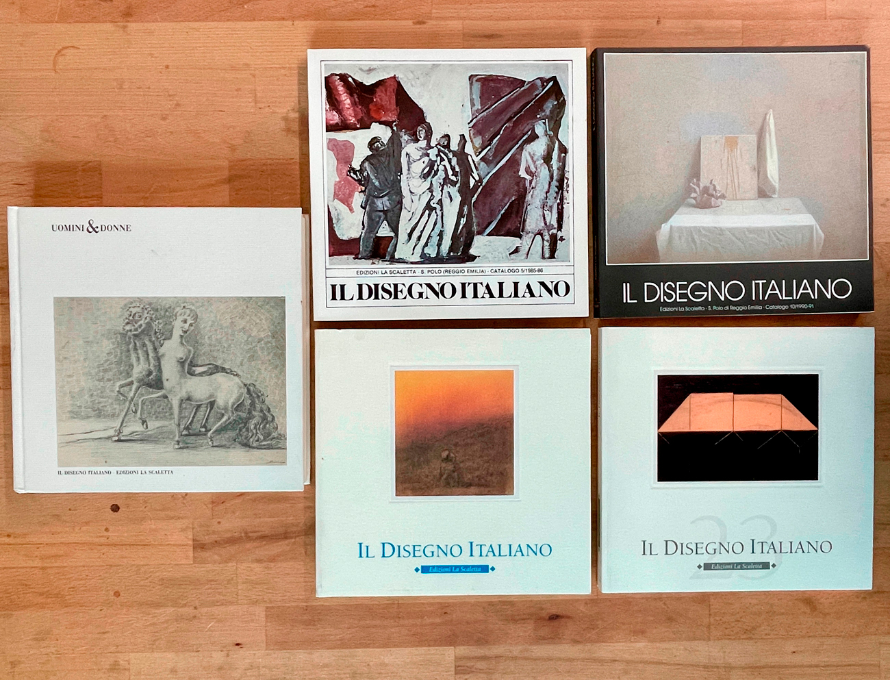 GALLERIA LA SCALETTA, REGGIO EMILIA (IL DISEGNO ITALIANO) - Lotto unico di 5 cataloghi