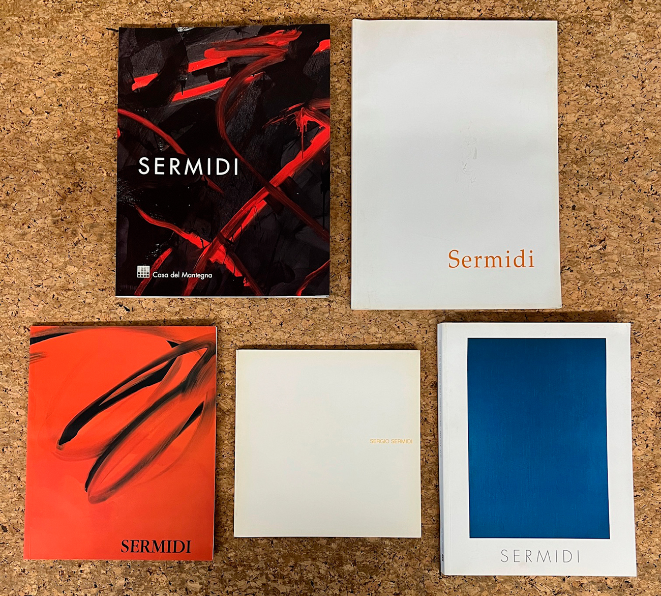 SERGIO SERMIDI - Lotto unico di 5 cataloghi