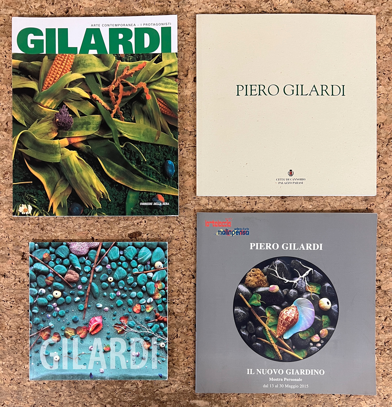 PIERO GILARDI - Lotto unico di 4 cataloghi