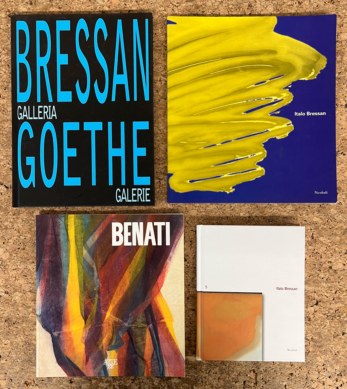 ITALO BRESSAN E DAVIDE BENATI - Lotto unico di 4 cataloghi