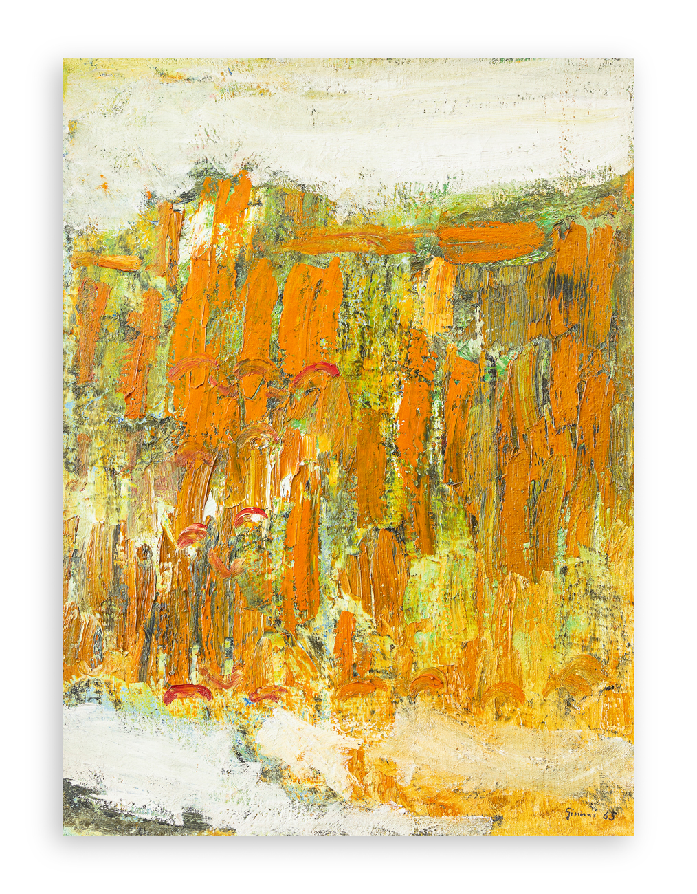 PIERO GIUNNI (1912-2000) - Il tetto antico, 1965