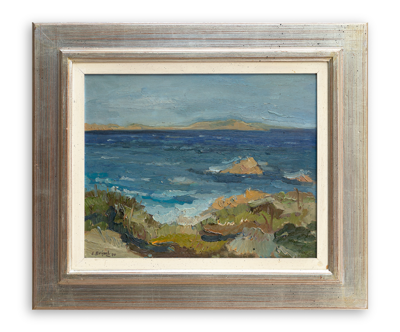 ELDA BRIGNOLI CRIVELLI (1938-?) - Luci e mare di Sardegna, 1974
