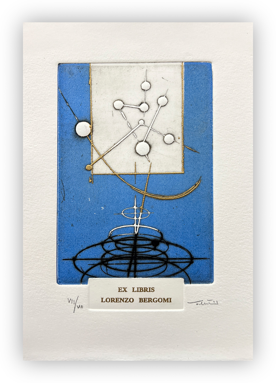 WALTER VALENTINI (1928-2022) - Ex libris Lorenzo Bergomi