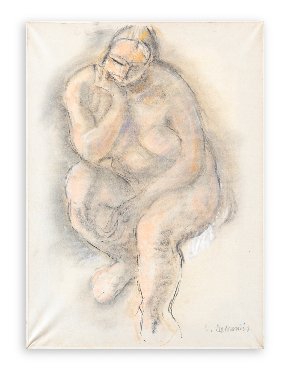 CRISTOFORO DE AMICIS (1902-1987) - Senza Titolo (Figura femminile)