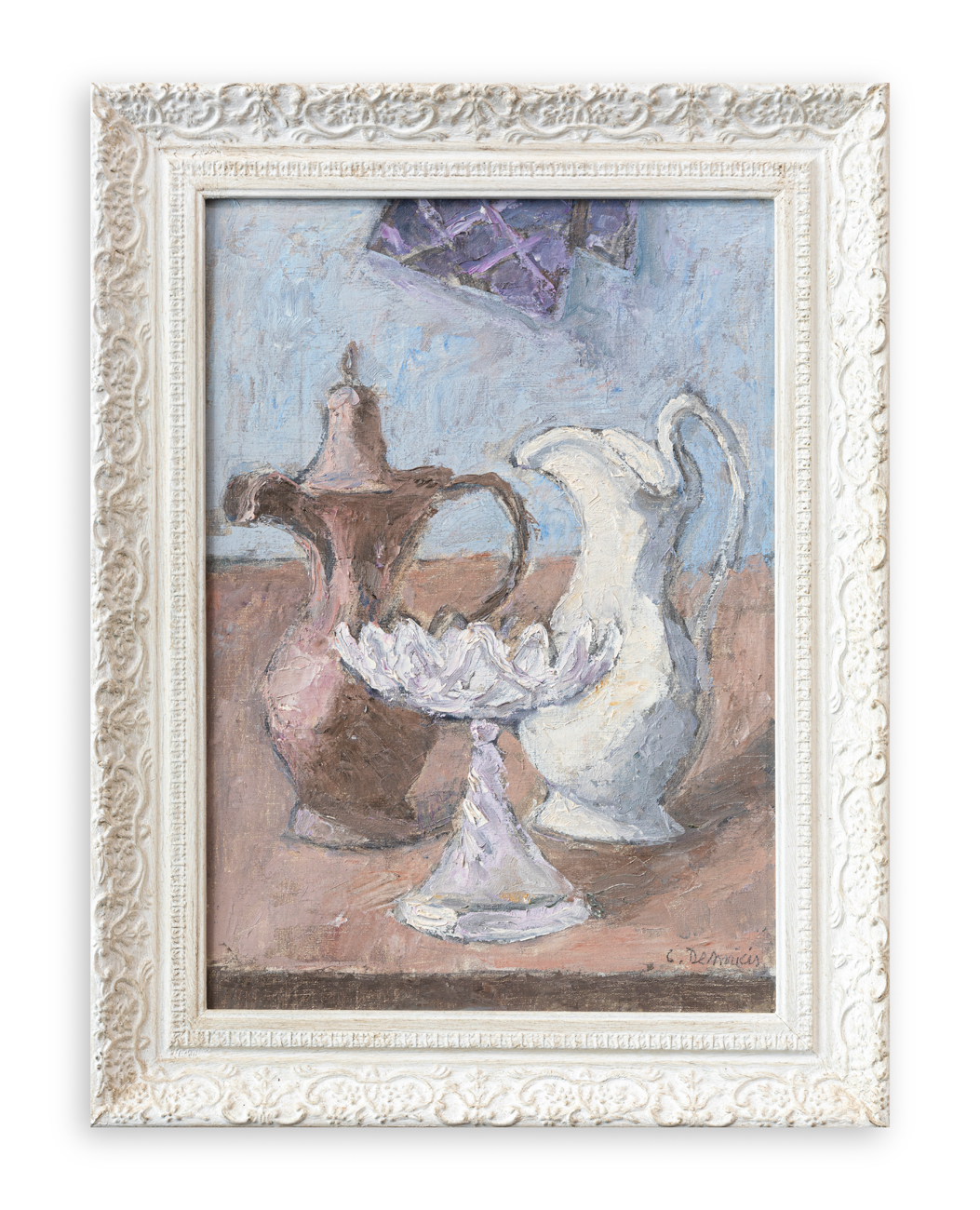 CRISTOFORO DE AMICIS (1902-1987) - N. morta con la brocca