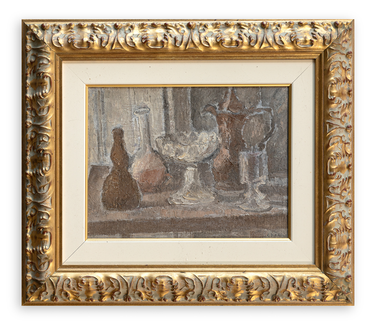 CRISTOFORO DE AMICIS (1902-1987) - N. morta col bricco, 1974