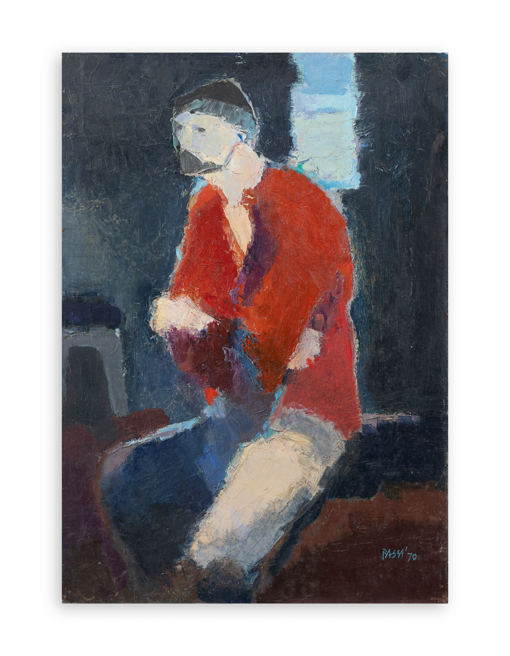 RENZO BASSI (1903-1978) - La giacca rossa, 1970