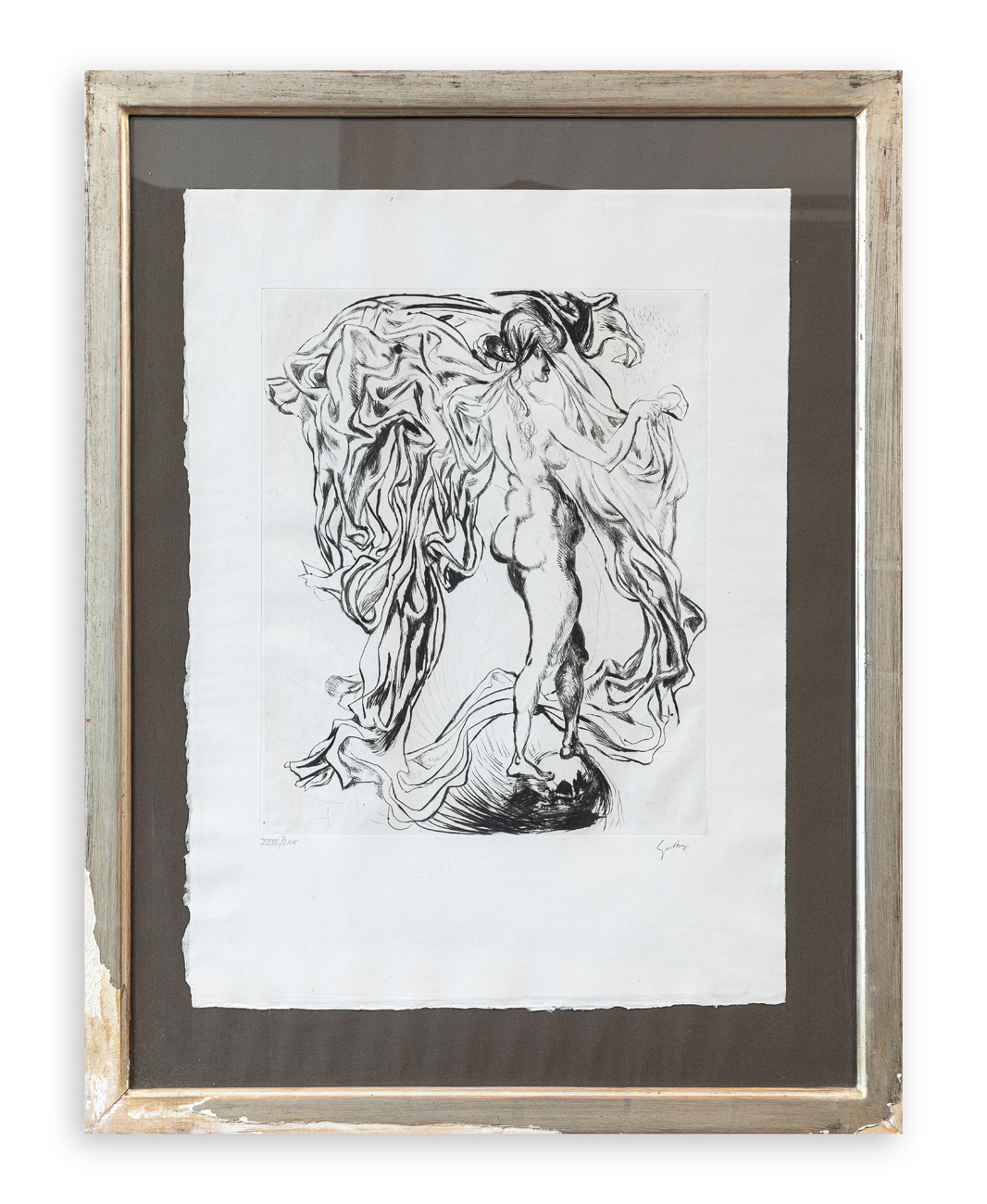 RENATO GUTTUSO (1911-1987) - Omaggio a Dürer, 1971