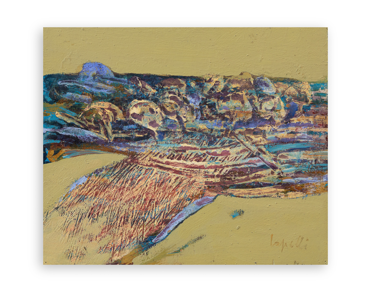 ANGELO CAPELLI (1930-2022) - Campo di grano, 1975