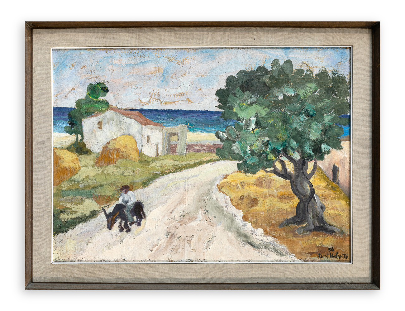 AUTORE INDECIFRATO - Senza Titolo, 1956