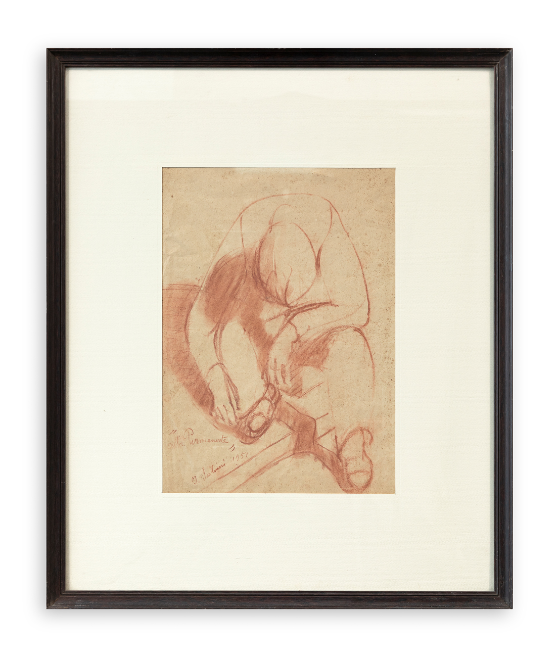INNOCENTE SALVINI (1889-1979) - Alla Permanente, 1951