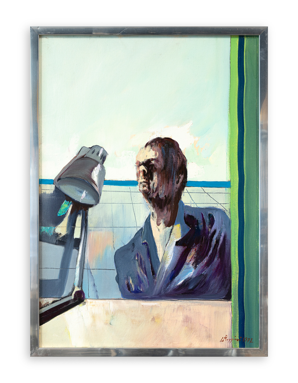 LIBERIO REGGIANI (1931-2024) - Uomo e lampada, 1973