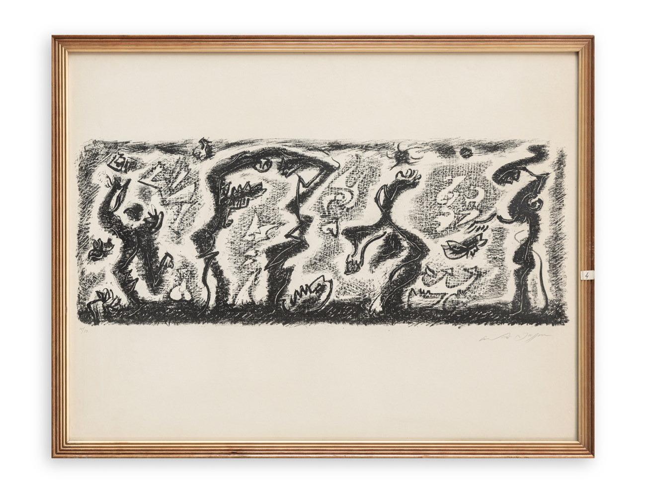 ANDRÉ MASSON (1896-1987) - Jardins de Tantale, 1953