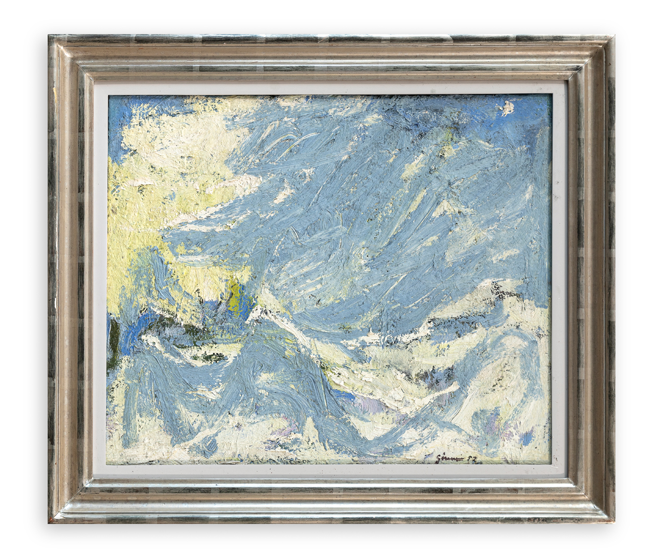 PIERO GIUNNI (1912-2000) - La nuvola sul nevaio, 1957