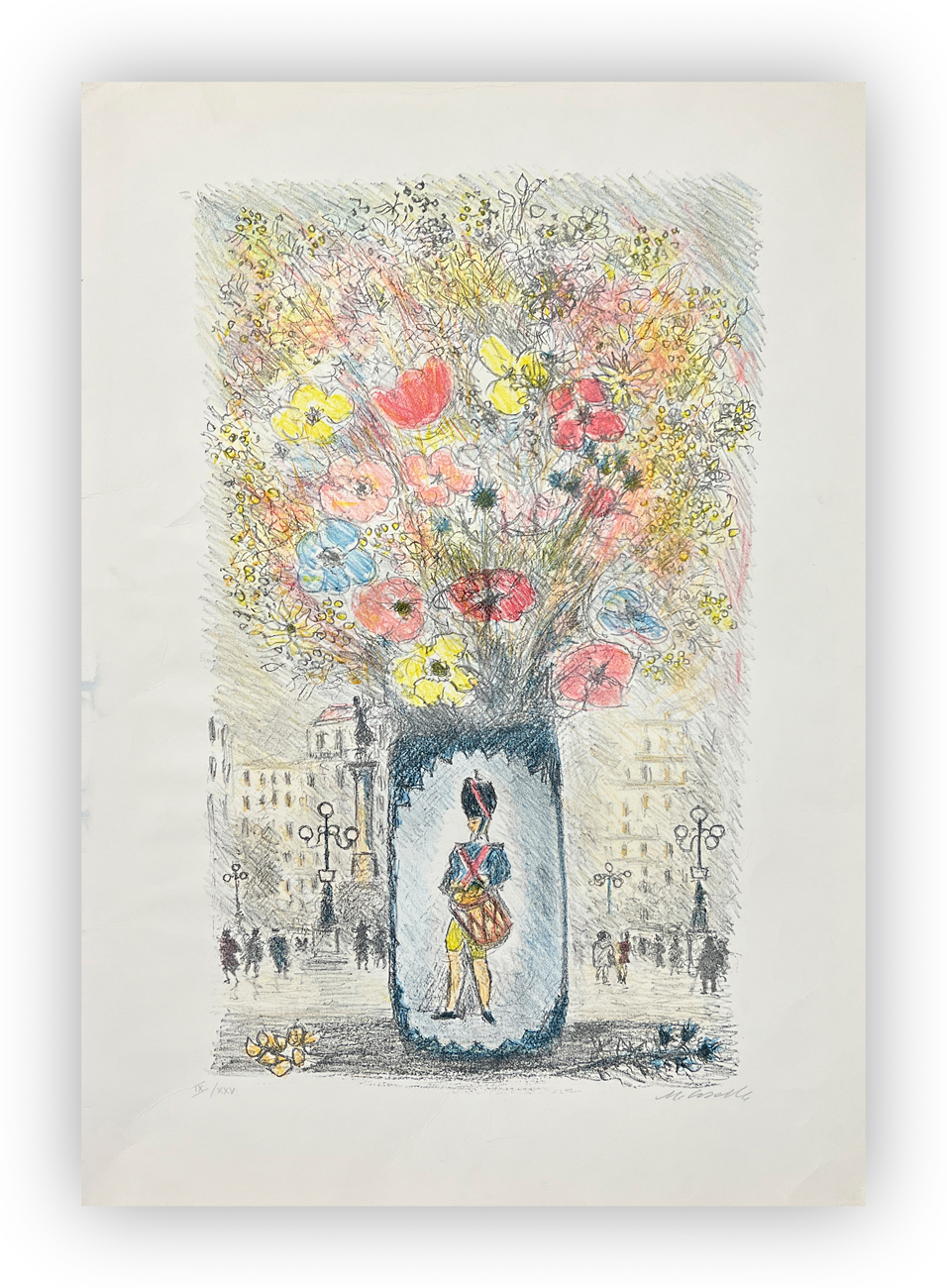 MICHELE CASCELLA (1892-1989) - Senza Titolo (Vaso di fiori)