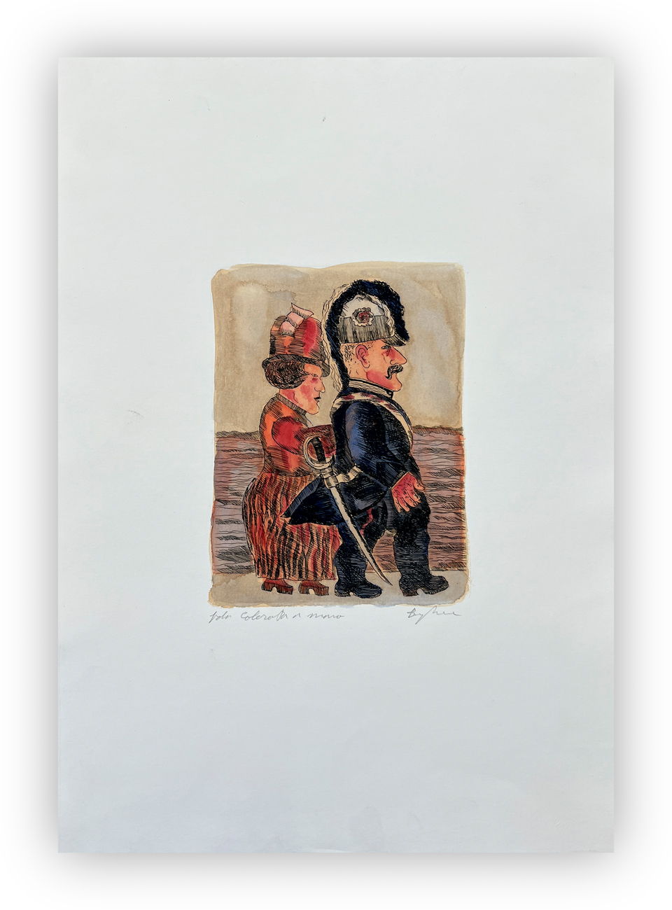 FRANZ BORGHESE (1941-2005) - Senza Titolo