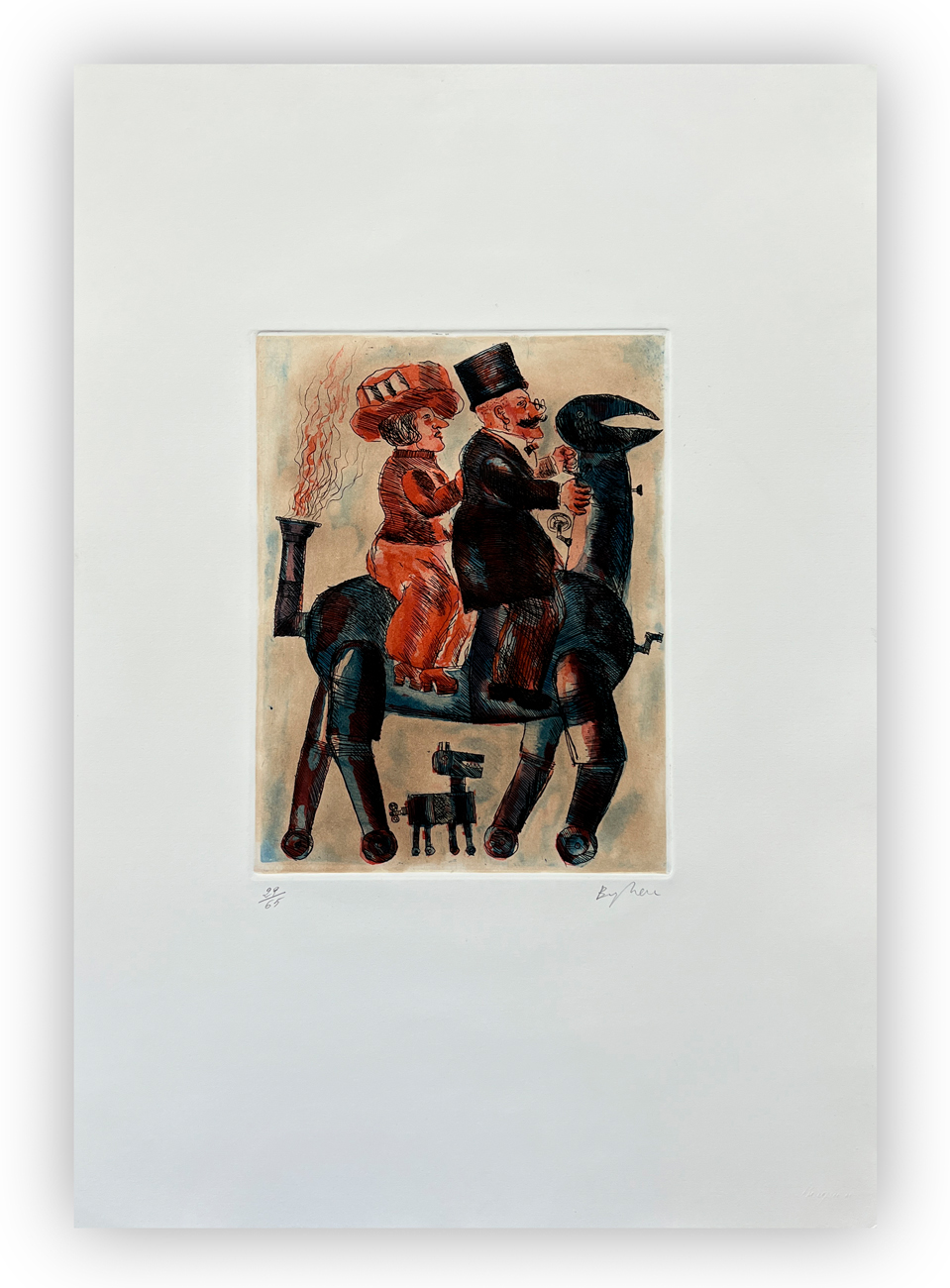 FRANZ BORGHESE (1941-2005) - Senza Titolo