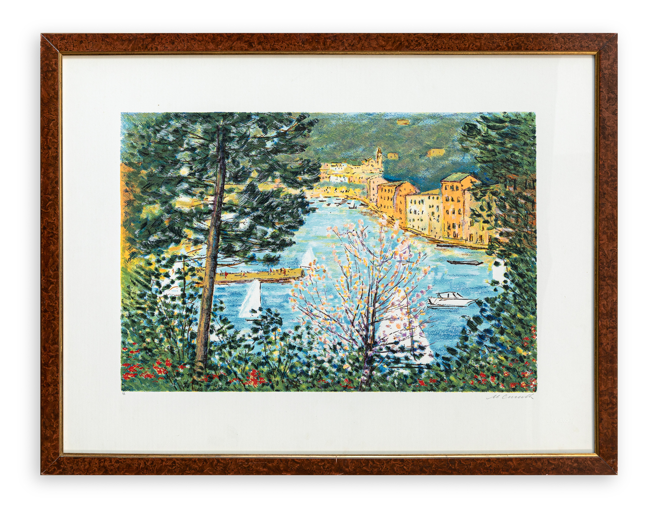 MICHELE CASCELLA (1892-1989) - Senza Titolo (Veduta di Portofino)
