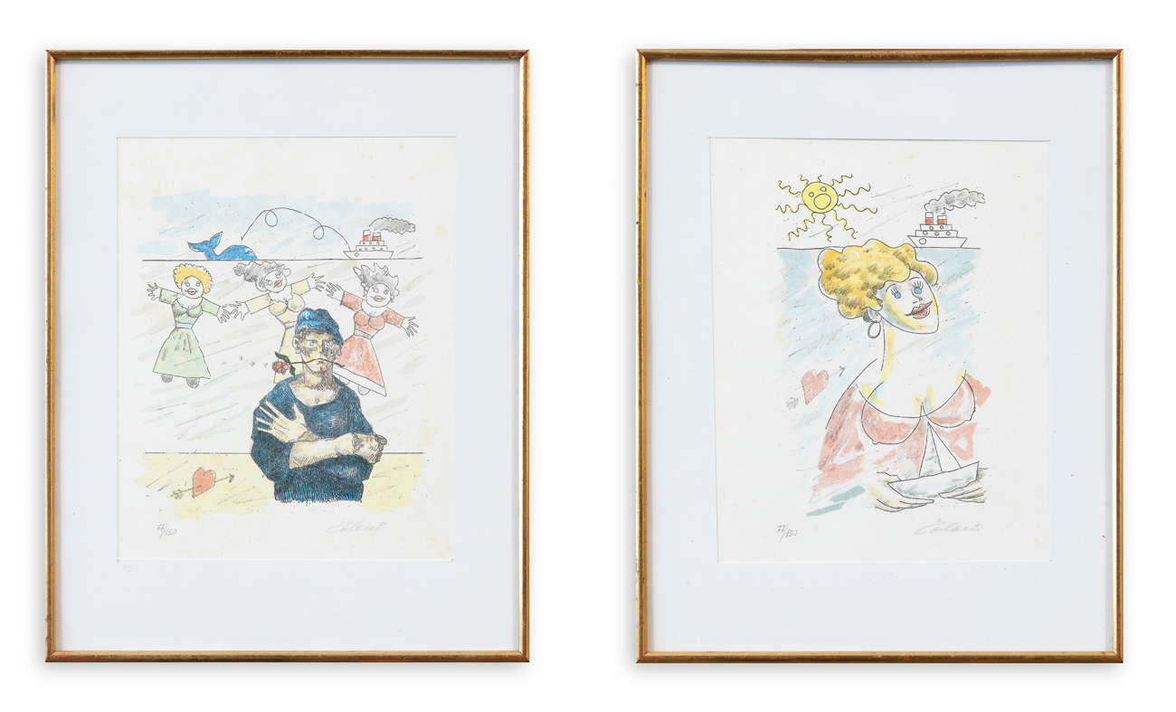 GIAMPAOLO TALANI (1955-2018) - Lotto unico di 2 litografie
