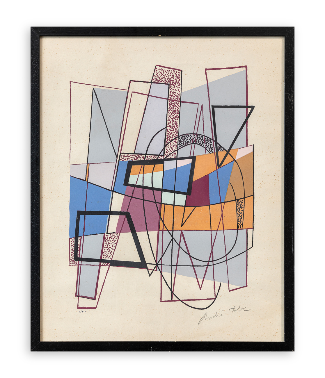 ANDRÉ BLOC (1896-1966) - Senza Titolo (Composizione V), 1953